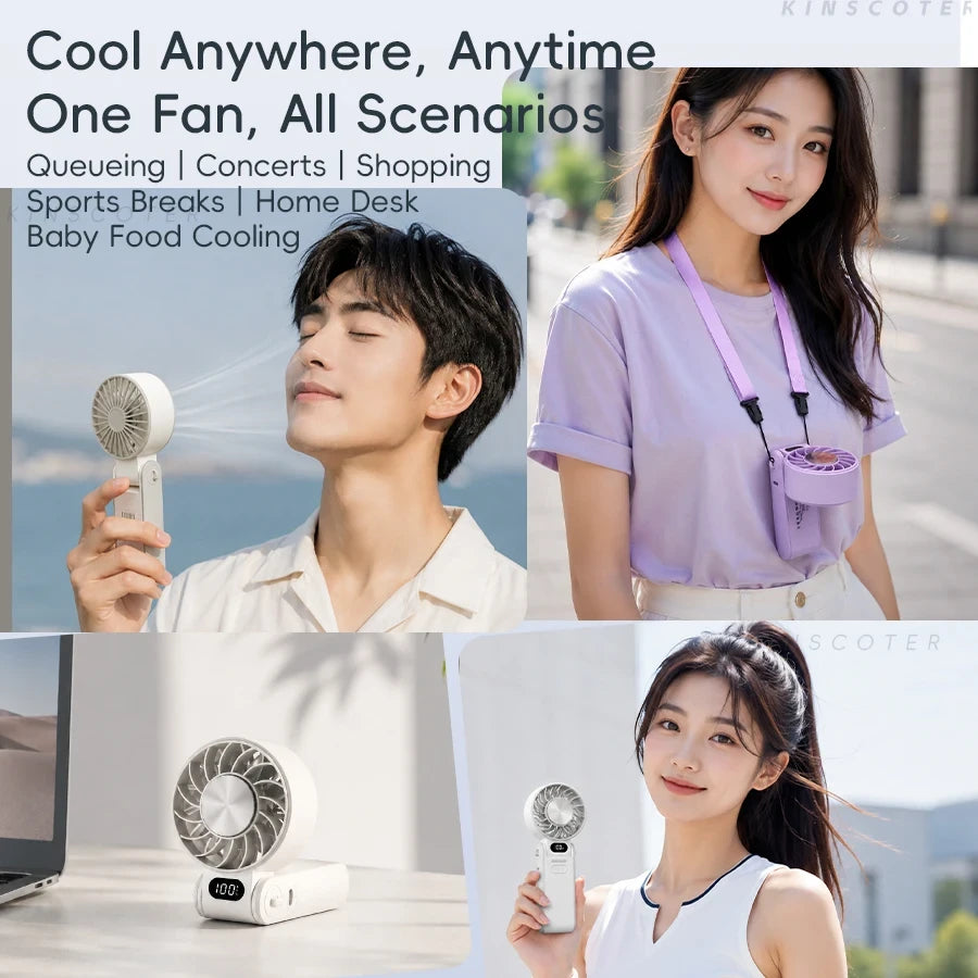 Foldable Portable Cooling Handheld Fan