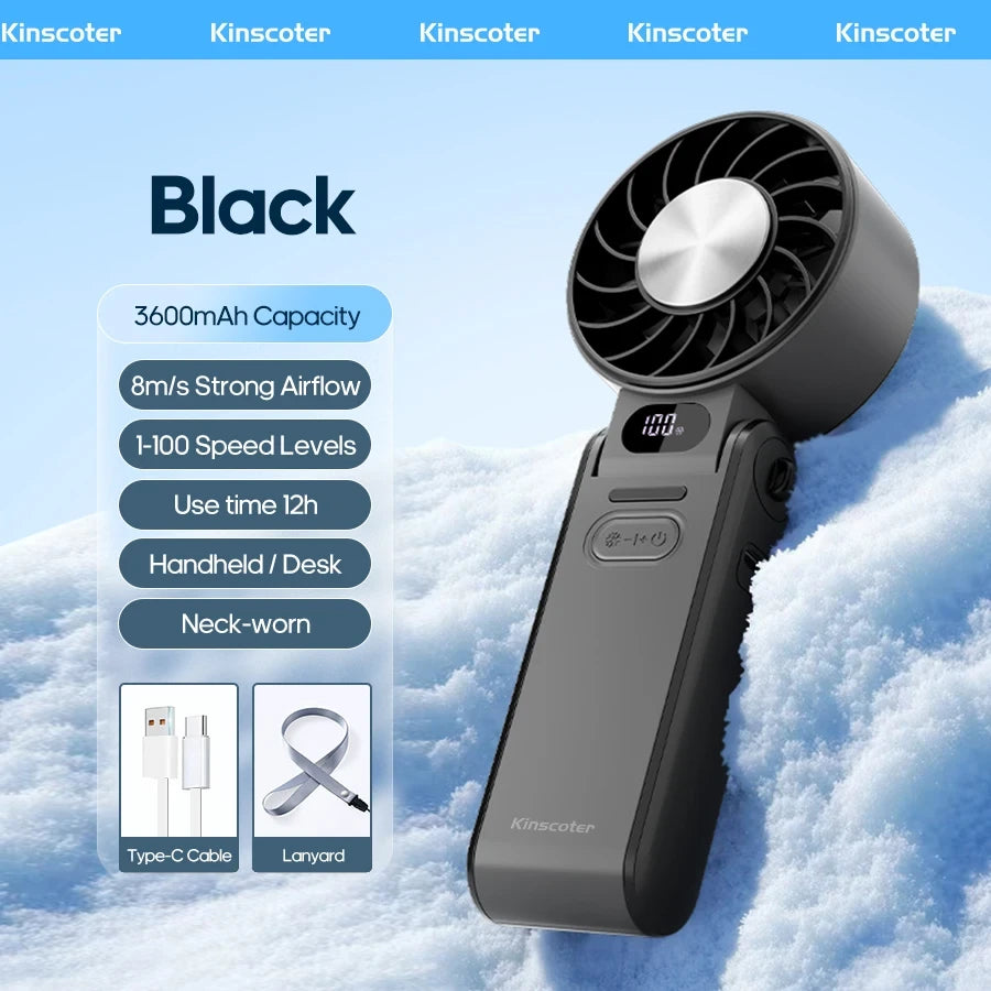 Foldable Portable Cooling Handheld Fan