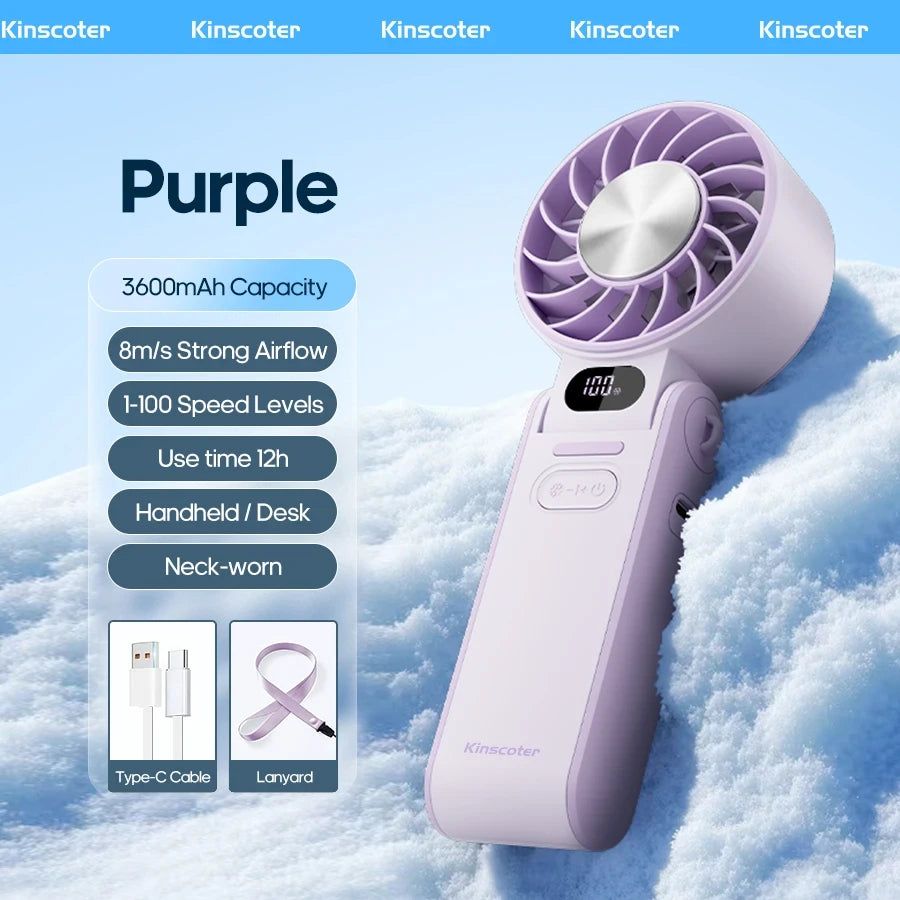 Foldable Portable Cooling Handheld Fan